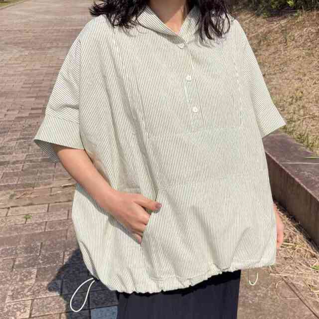 ストライプアノラック