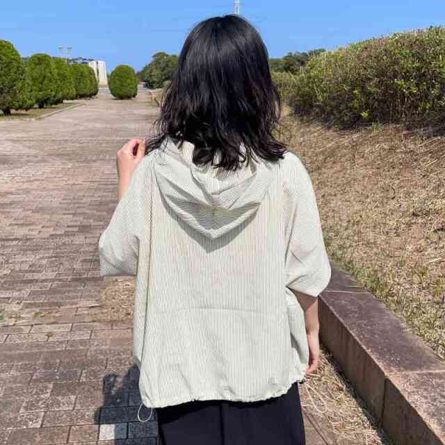 ストライプアノラック