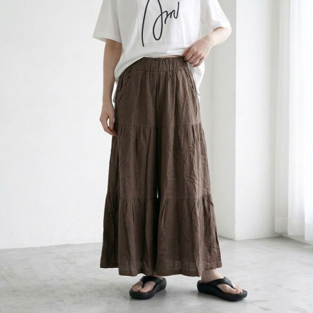 ティアードワイドパンツ