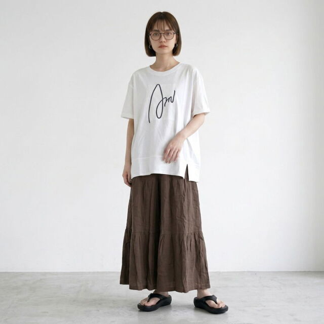 ティアードワイドパンツ