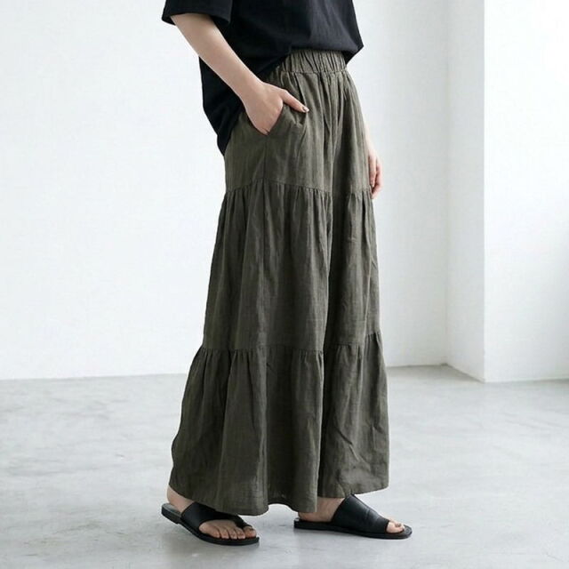 ティアードワイドパンツ