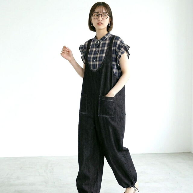 デニム2WAYサロペット