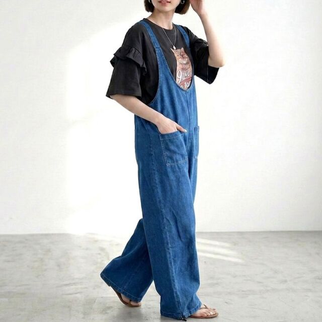 デニム2WAYサロペット
