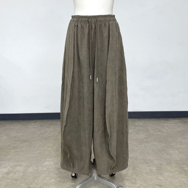 ピーチドレープイージーパンツ