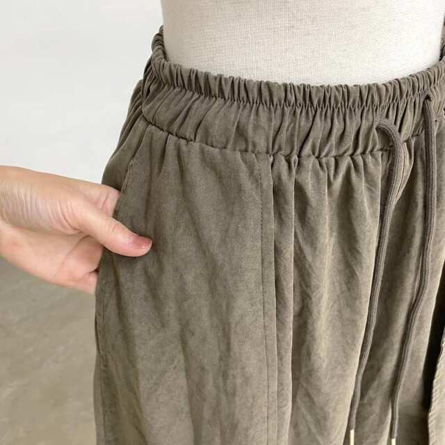 ピーチドレープイージーパンツ
