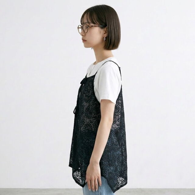 イレヘムレースキャミインナーセット