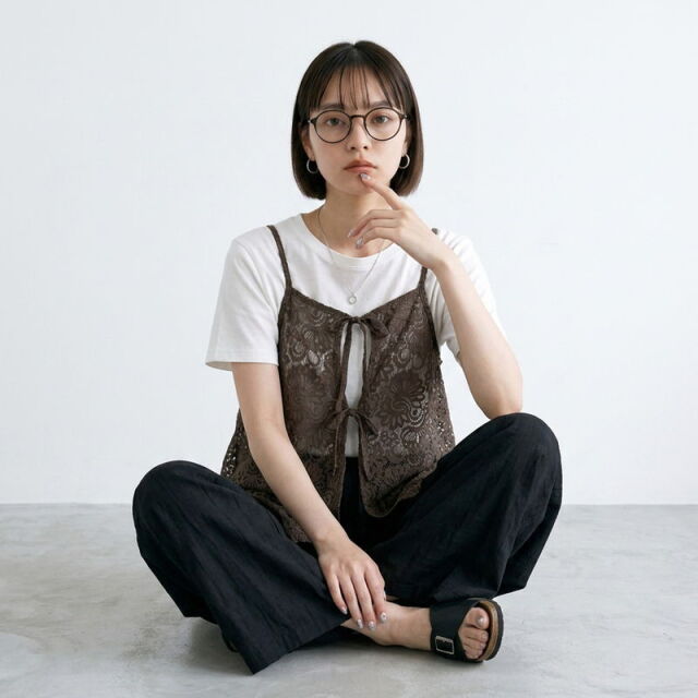 イレヘムレースキャミインナーセット