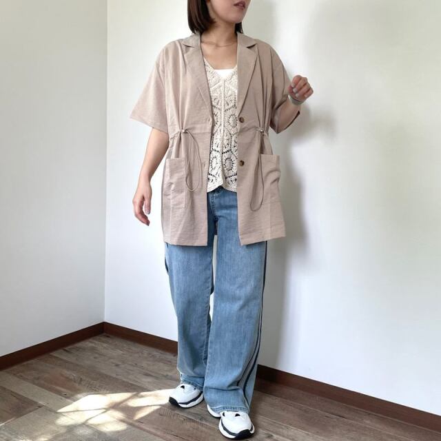 半袖テーラージャケット