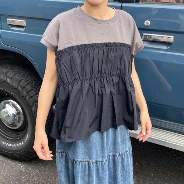 ビスチェレイヤード風プルオーバー