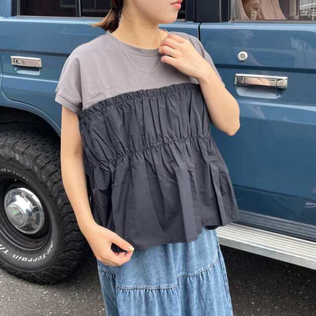 ビスチェレイヤード風プルオーバー