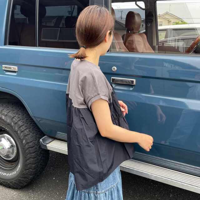 ビスチェレイヤード風プルオーバー