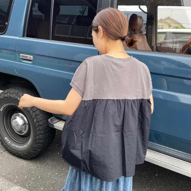 ビスチェレイヤード風プルオーバー