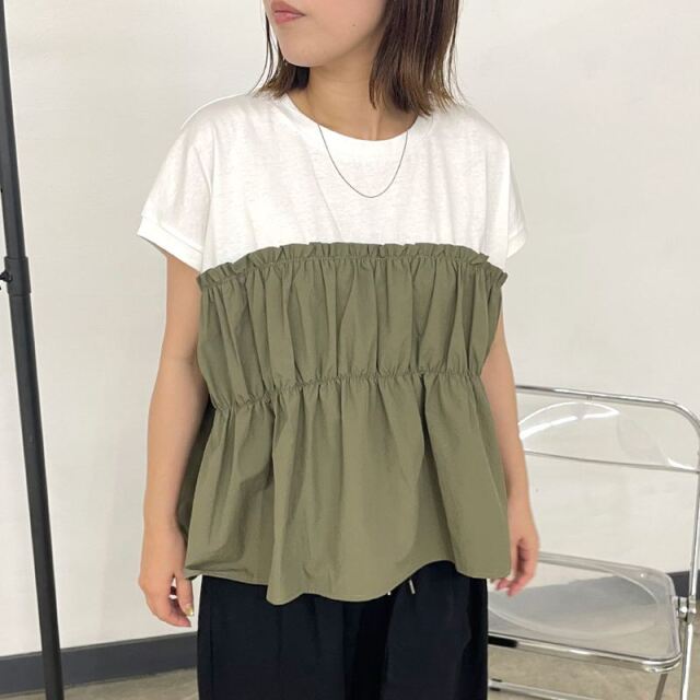 ビスチェレイヤード風プルオーバー