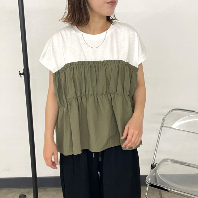ビスチェレイヤード風プルオーバー