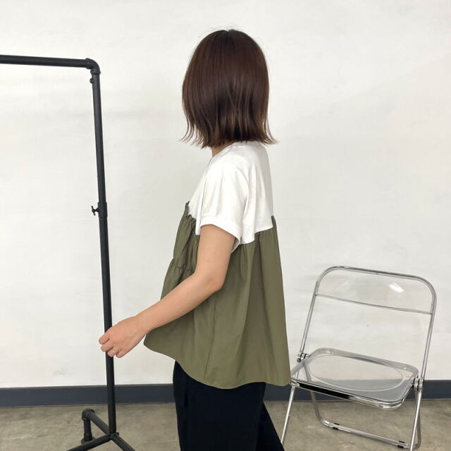 ビスチェレイヤード風プルオーバー