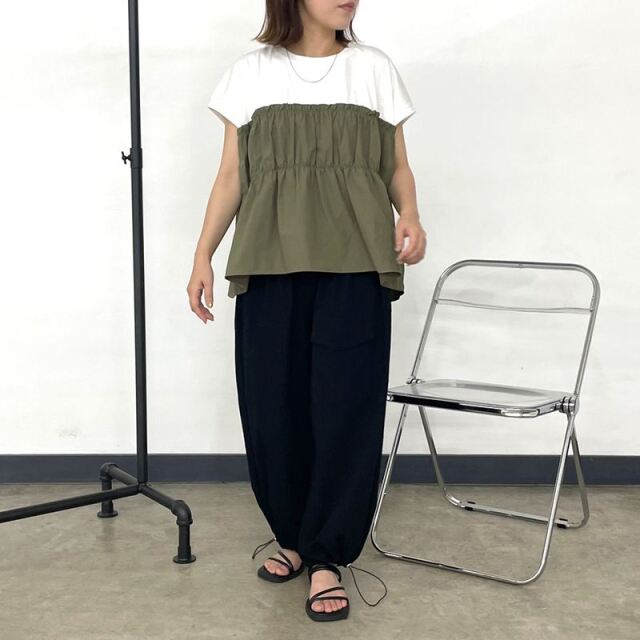 ビスチェレイヤード風プルオーバー
