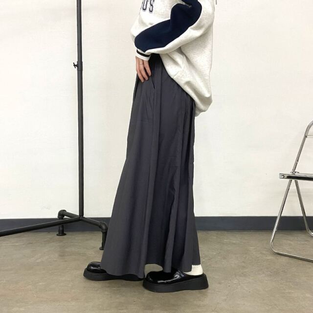 ベルトフレアスカート