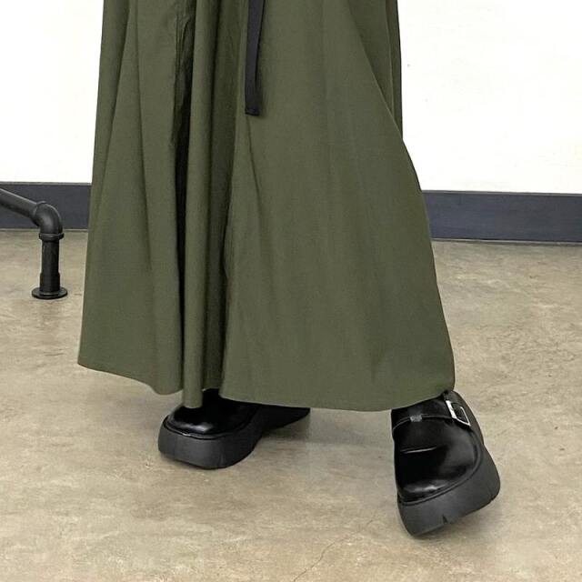 ベルトフレアスカート