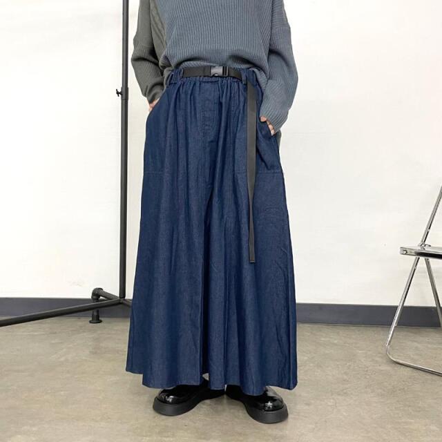 ベルトフレアスカート
