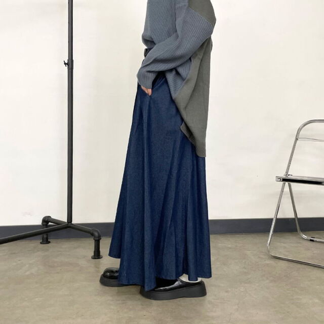 ベルトフレアスカート