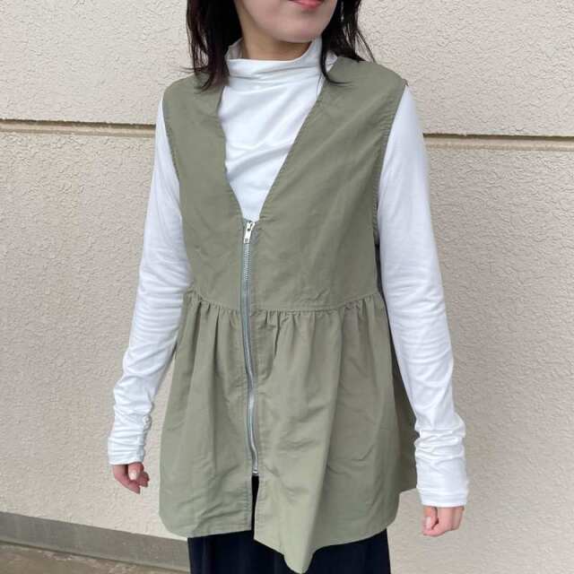 ZIPフリルベスト
