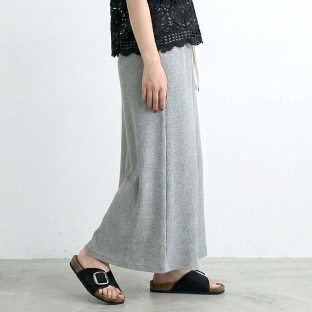 ワッフルIラインスカート