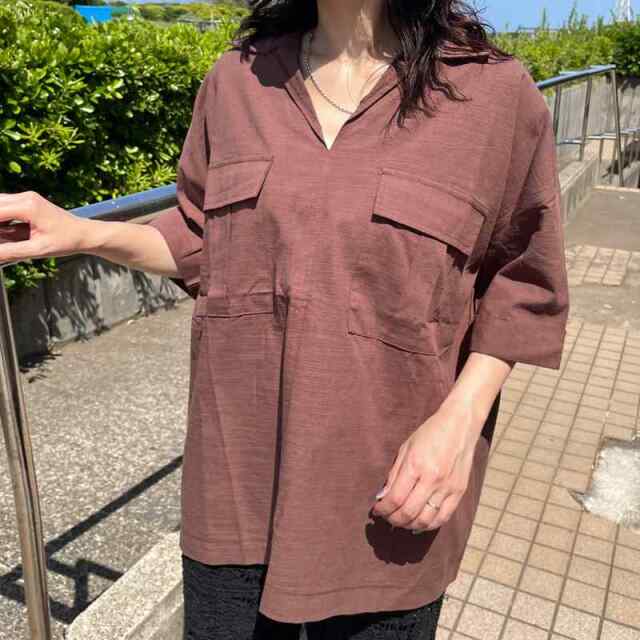 スキッパーポケットシャツ