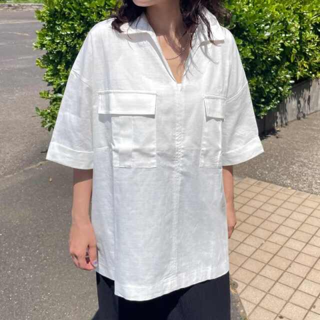 スキッパーポケットシャツ