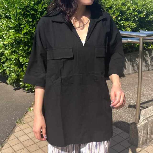 スキッパーポケットシャツ