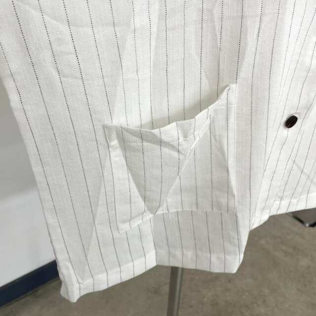 ストライプ半袖シャツジャケット