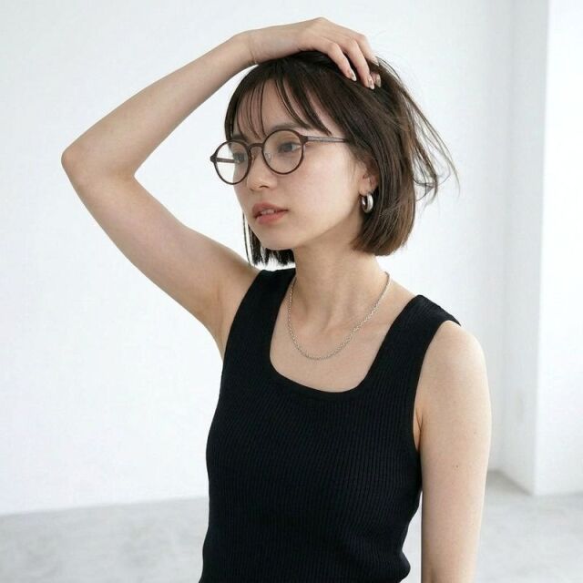 ニットタンクトップ