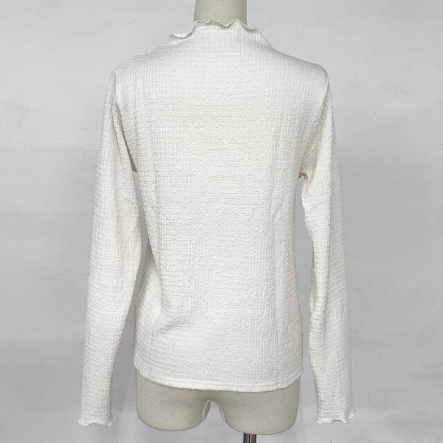 シャーリングボトルネックロンT
