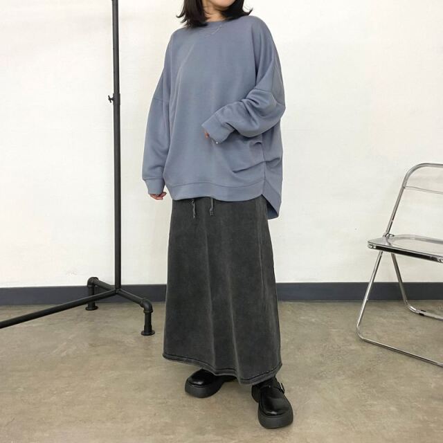 ダンボールサイドタックプルオーバー