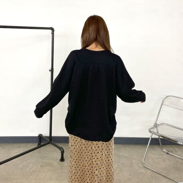 ダンボールサイドタックプルオーバー