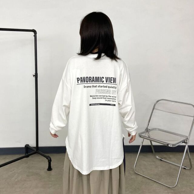 ディセンダント　バックロゴ　ロンT バッグロゴ ディセンダント ロンT 長袖カットソー DESCENDANT