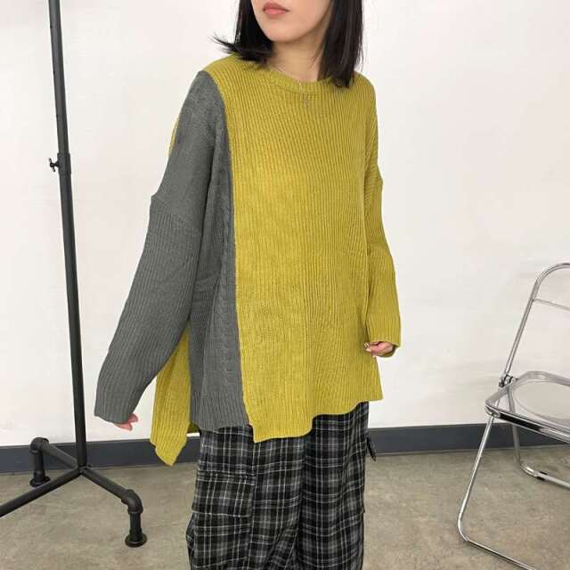 パッチ配色プルオーバー