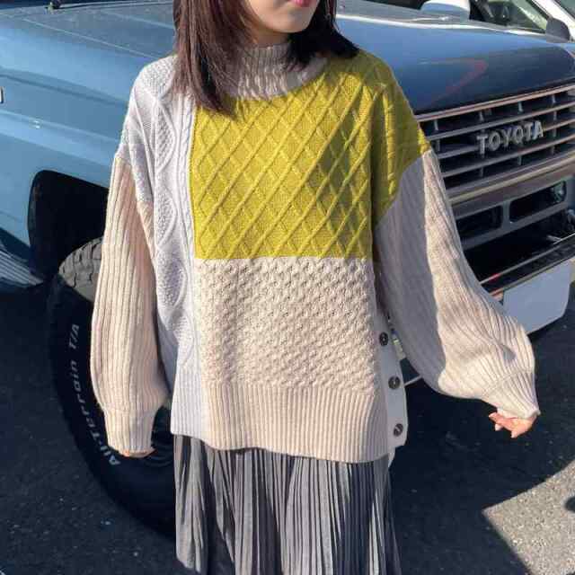 サイドボタンクレイジープルオーバー