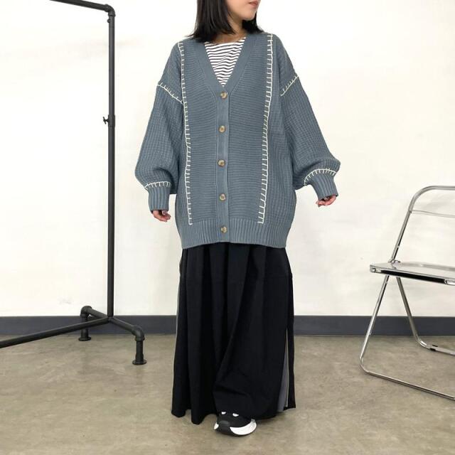 CRB ブランケットステッチカーディガン|TiMTiMオンラインストア