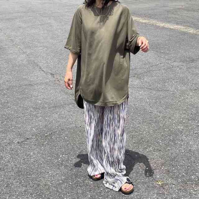 接触冷感バックヘンリーチュニック
