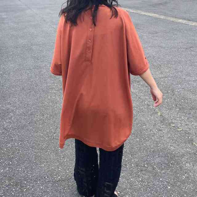 接触冷感バックヘンリーチュニック