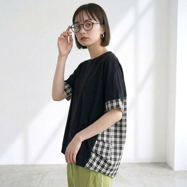 接触冷感切替プルオーバー