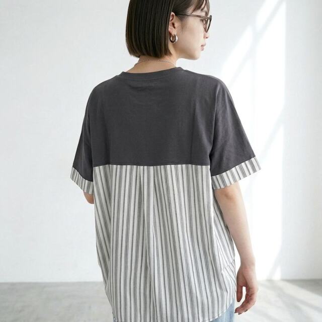 接触冷感切替プルオーバー