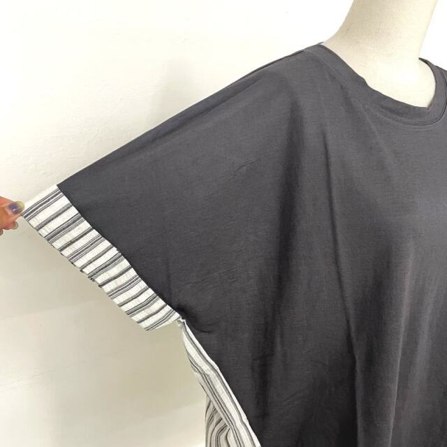 接触冷感切替プルオーバー