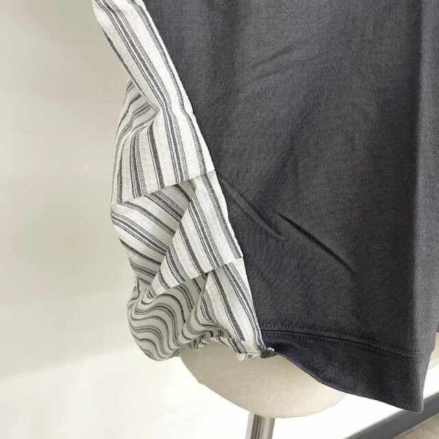 接触冷感切替プルオーバー