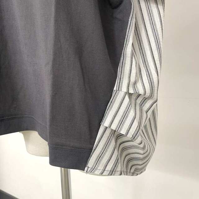 接触冷感切替プルオーバー