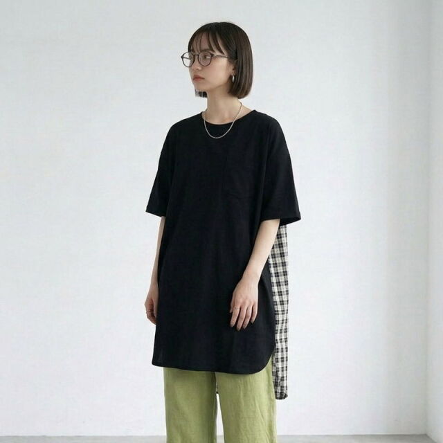 接触冷感切替チュニック