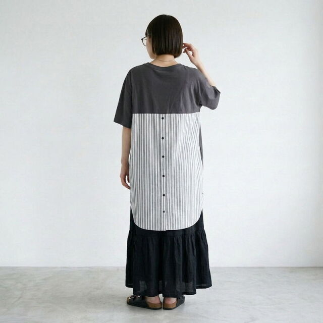 接触冷感切替チュニック