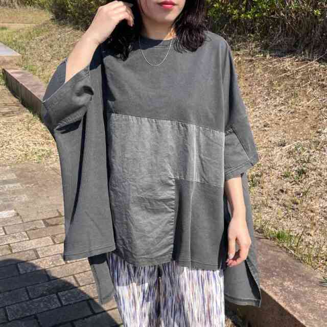 ピグメントワッフル切替プルオーバー