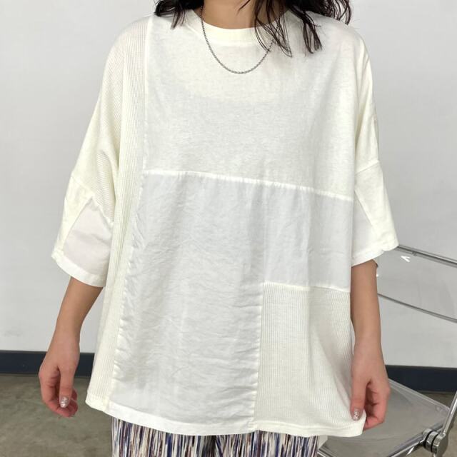 ピグメントワッフル切替プルオーバー