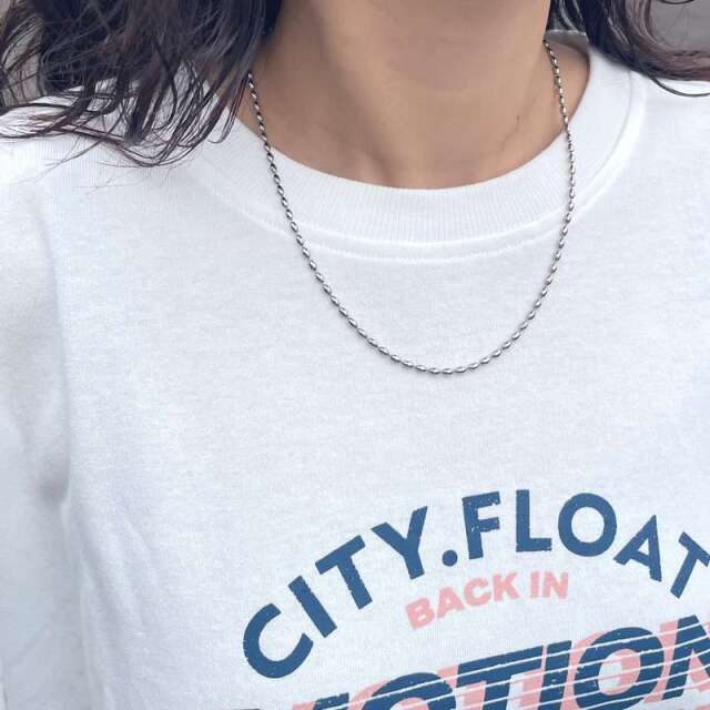 袖フリルプリントTシャツ